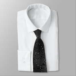 Cravate Arrière - plan de monocristolite noir