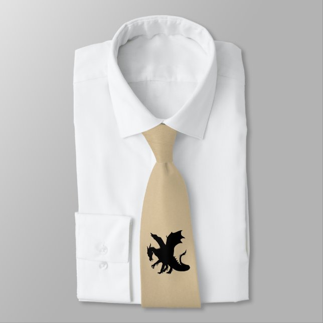 Cravate Arrière - plan rustique Black Dragon (Attaché)