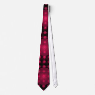 Cravate Art fuchsia de fractale de Matrix de disco