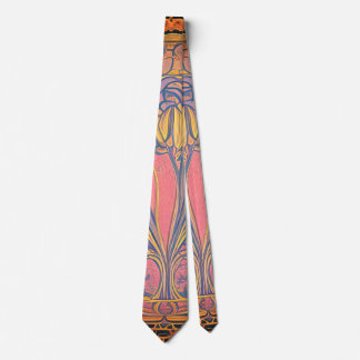 Cravate Art numérique d'inspiration Art nouveau et Perse