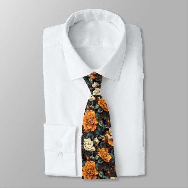 Cravate Artistic Best Man Gardenias (Attaché)