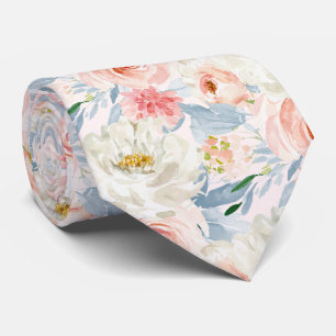 Cravate ArtsApp H2 Blush rose Roses Mariage