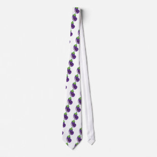 Cravate aubergine