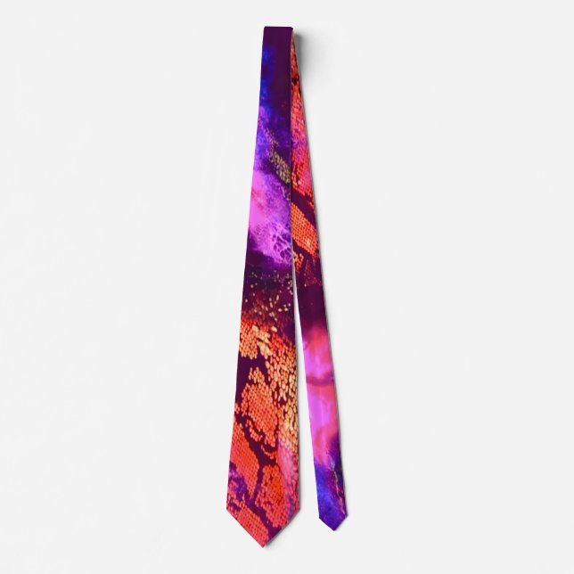 Cravate Aurora-Inspired Luxury Art (Devant)
