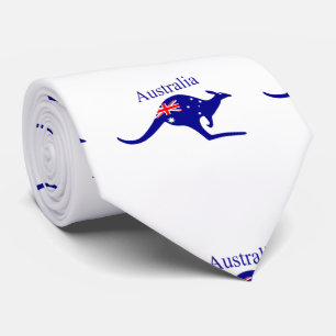 Cravate Australie Drapeau Kangaroo Thunder_Cove