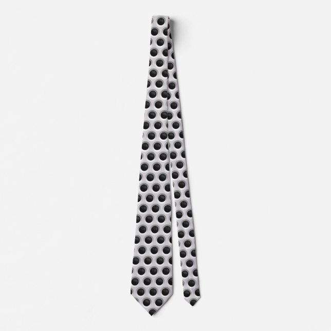 Cravate Automobile Pois Grille style (Devant)