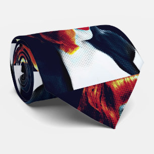 Cravate Autoportrait Pop Art