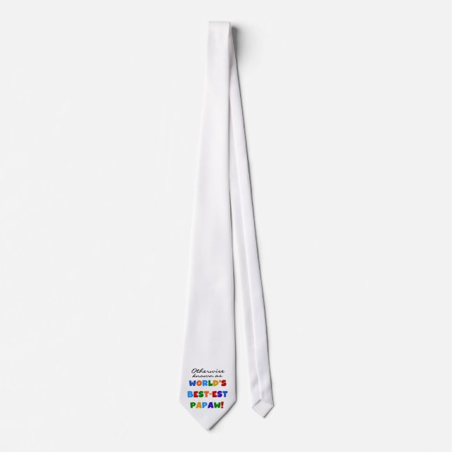 Cravate Autres T-shirts et cadeaux Papaw les plus connus (Devant)