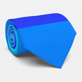 Cravate Avec Bleu Violet Bleu Bandes Géométriques 