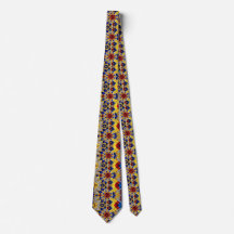 Cravate avec des couleurs roumaines Design