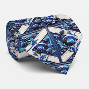 Cravate avec Scottish Thistles Design