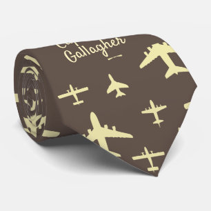 Cravate Avion pilote Avion pilote Avion pilote