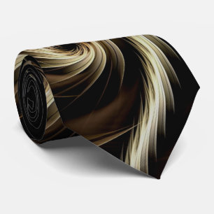 Cravate Balayage doré à travers le noir