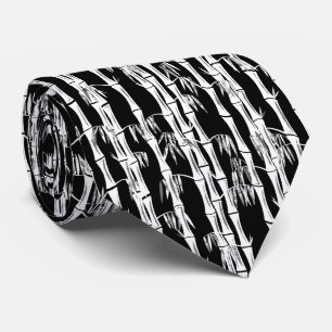 Cravate Bambou noir