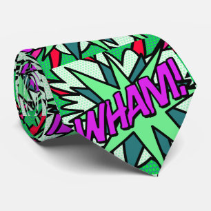 Cravate Bande dessinée cool et amusante WHAM Super-héros 