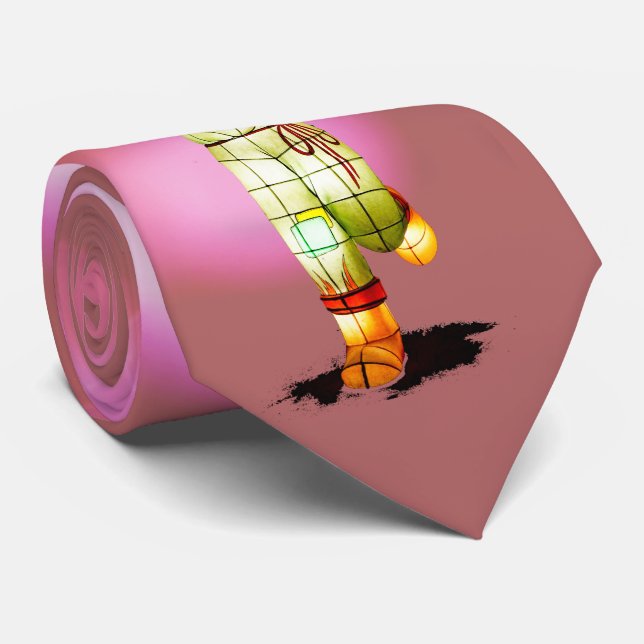 Cravate Bande dessinée de lanterne (Roulé)