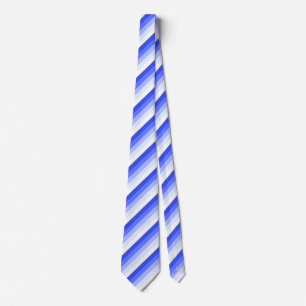 Cravate Bandes d'ombre bleu royal