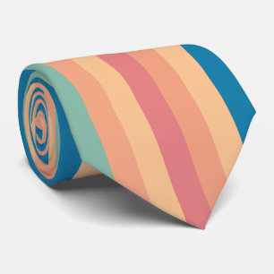 Cravate Bandes d'ombre couleur