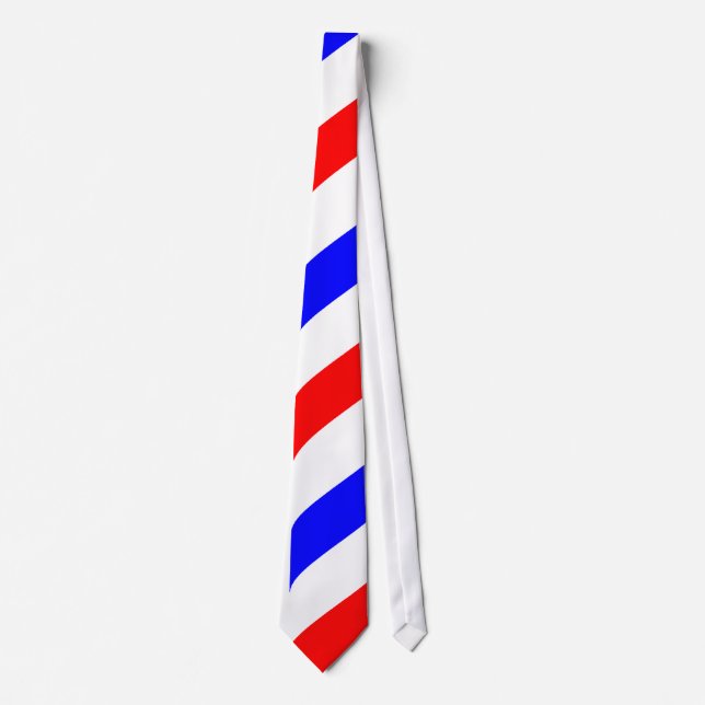 Cravate Barber Pole Pattern Tie (Devant)