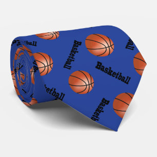 Cravate Basket-ball bleu-foncé sportif de l'arrière - pl