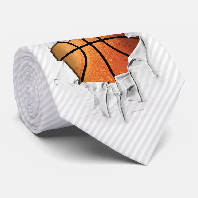 Cravate Basket-ball déchiré (Roulé)