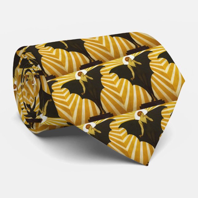 Cravate Bat Lady (Roulé)