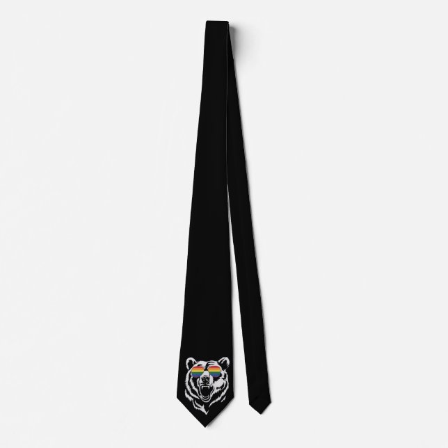 Cravate Bear Gay LGBTQ Rainbow Lunettes de soleil Pride Dr (Devant)
