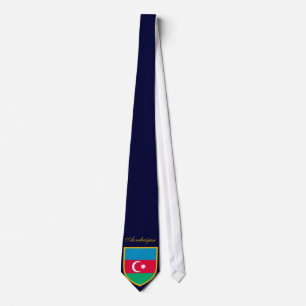 Cravate Beau drapeau de l'Azerbaïdjan