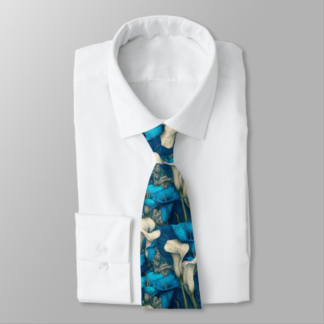 Cravate Beautiful Birthday Gifts For Men Calla Lilies Flow (Attaché)