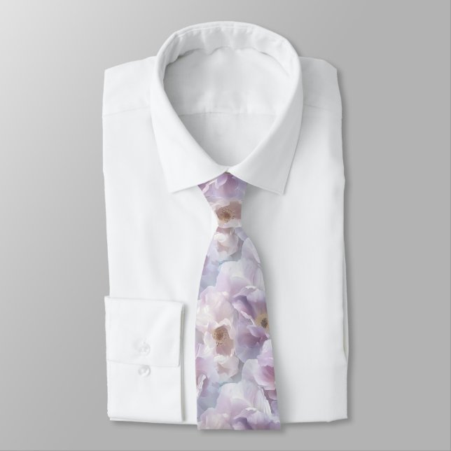 Cravate Beautiful Christmas Gift For Him Rose (Attaché)