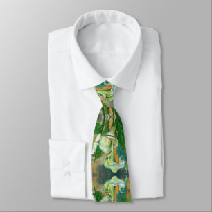 Cravate Belle Fleur de Calla Lily - Dessin en fonte