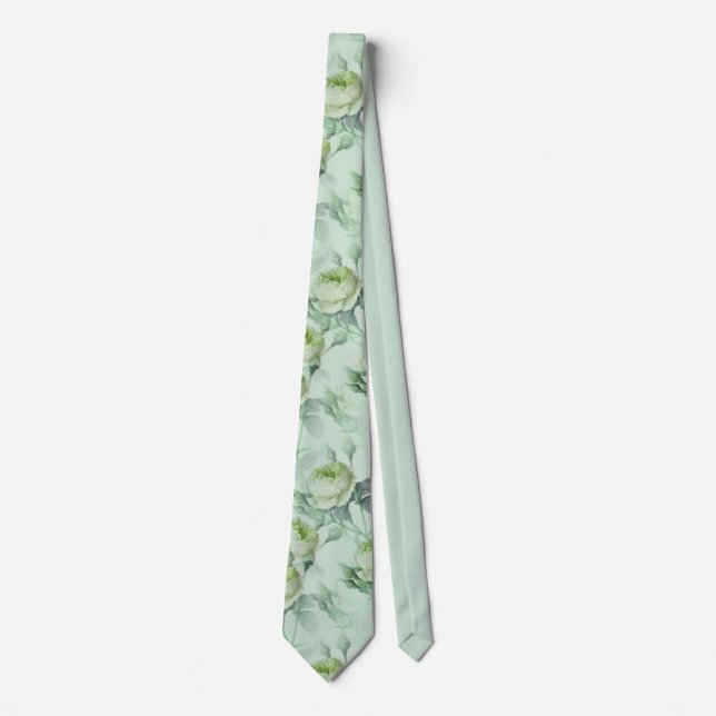 Cravate Belle florale Vintage (Devant)