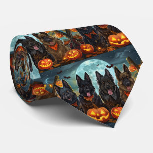 Cravate Berger Belge Halloween Épouvantable