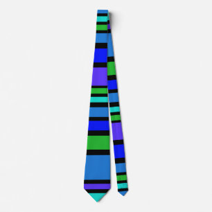 Cravate BG Stripes Motif couleur IV + votre arrière - plan