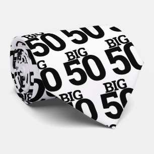 Cravate BIG 50 Cinquantième anniversaire 50ème