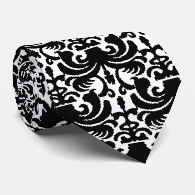 Cravate Big Bold Damask (Roulé)