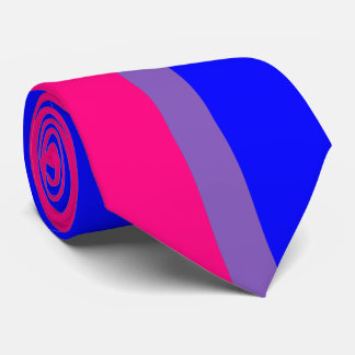 Cravate bisexuelle de fierté