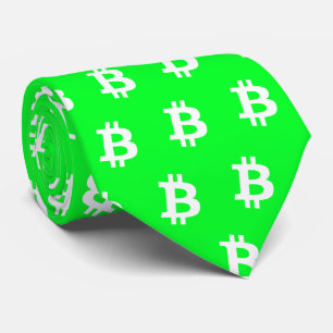 Cravate Bitcoin Green #3