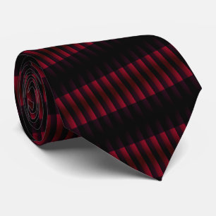 Cravate Black and Red Checked