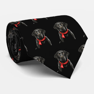 Cravate Black Lab Labrador Retriever Chien race
