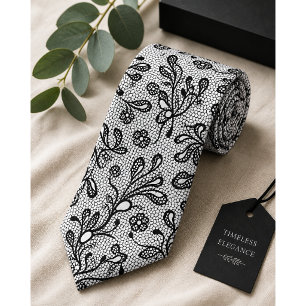Cravate Black Lace Vintage