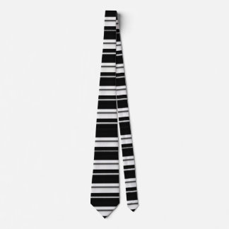 Cravate Black Stripe Tie – Bold Modern Accessory