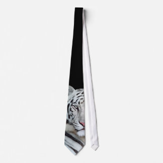 Cravate blanche de tigre