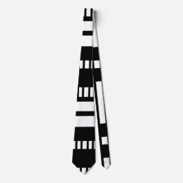 Cravate Blancs noirs 01
