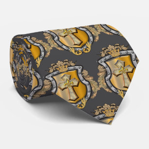 Cravate Blason de Famille Aurum Nom de Famille