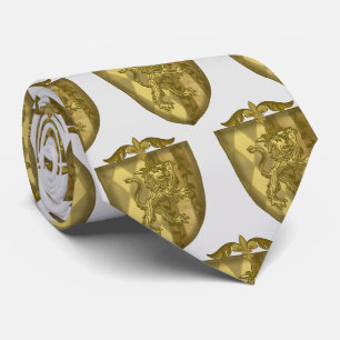 Cravate Blason de famille Lion Shield