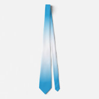 Cravate bleu clair blanc dégradé