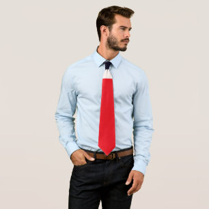 Cravate Bleu de la marine avec rouge