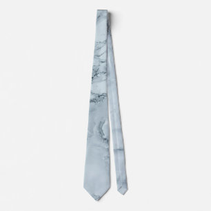 Cravate bleu marbré masculine sophistiqué