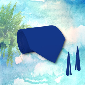 Cravate Bleu périphérique solide